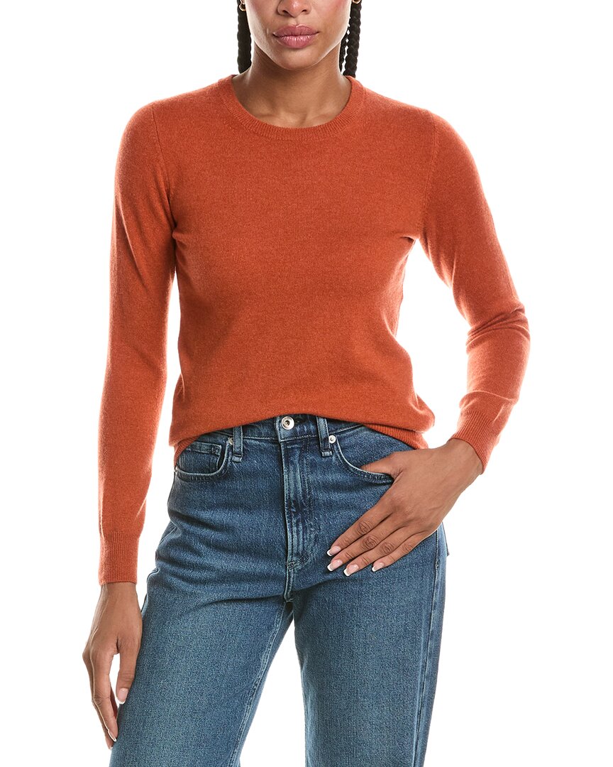 N.PEAL N.Peal Evie Classic Round Neck 100% Cashmere Sweater