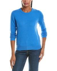 N.PEAL N.Peal Evie Classic Round Neck 100% Cashmere Sweater