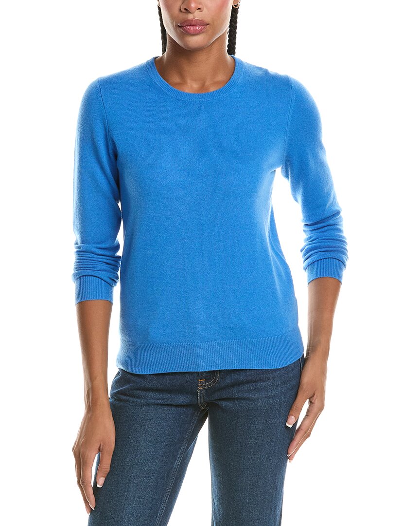 N.PEAL N.Peal Evie Classic Round Neck 100% Cashmere Sweater