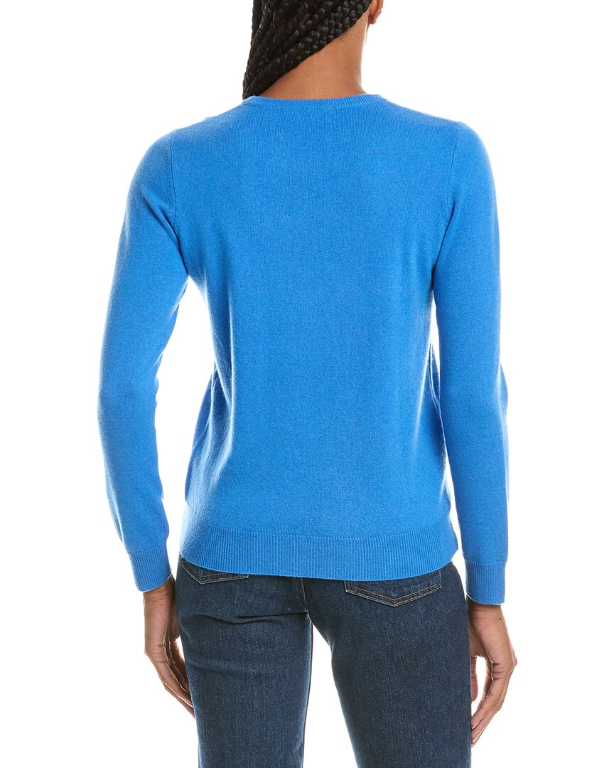 N.PEAL N.Peal Evie Classic Round Neck 100% Cashmere Sweater