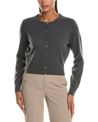 N.Peal Ivy Cropped 100% Cashmere Cardigan