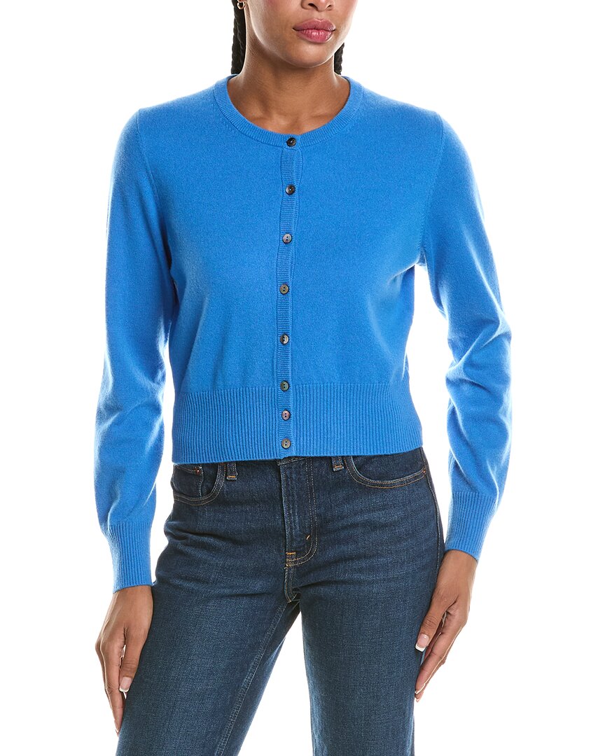 N.Peal Ivy Cropped 100% Cashmere Cardigan