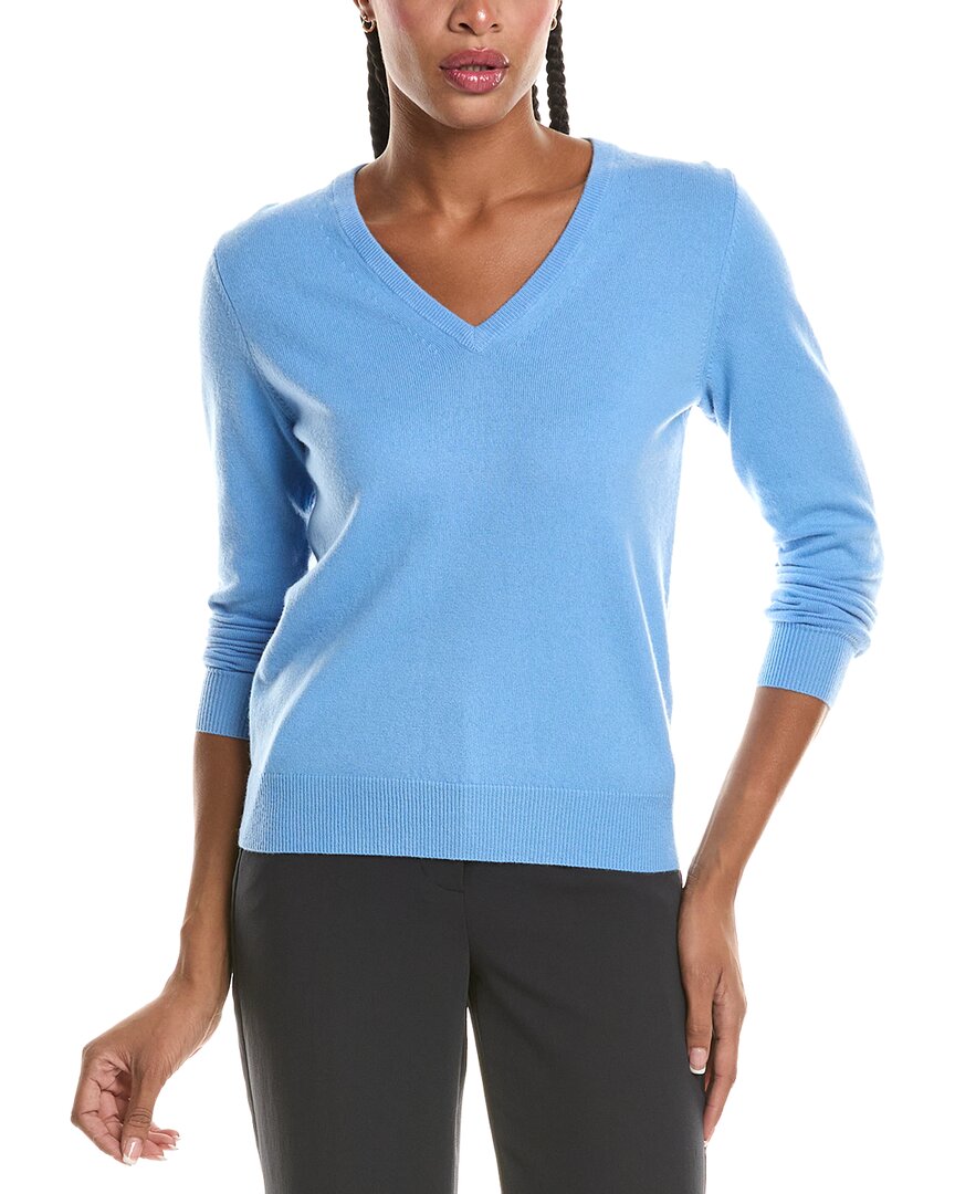 N.PEAL N.Peal Phoebe V-Neck 100% Cashmere Sweater