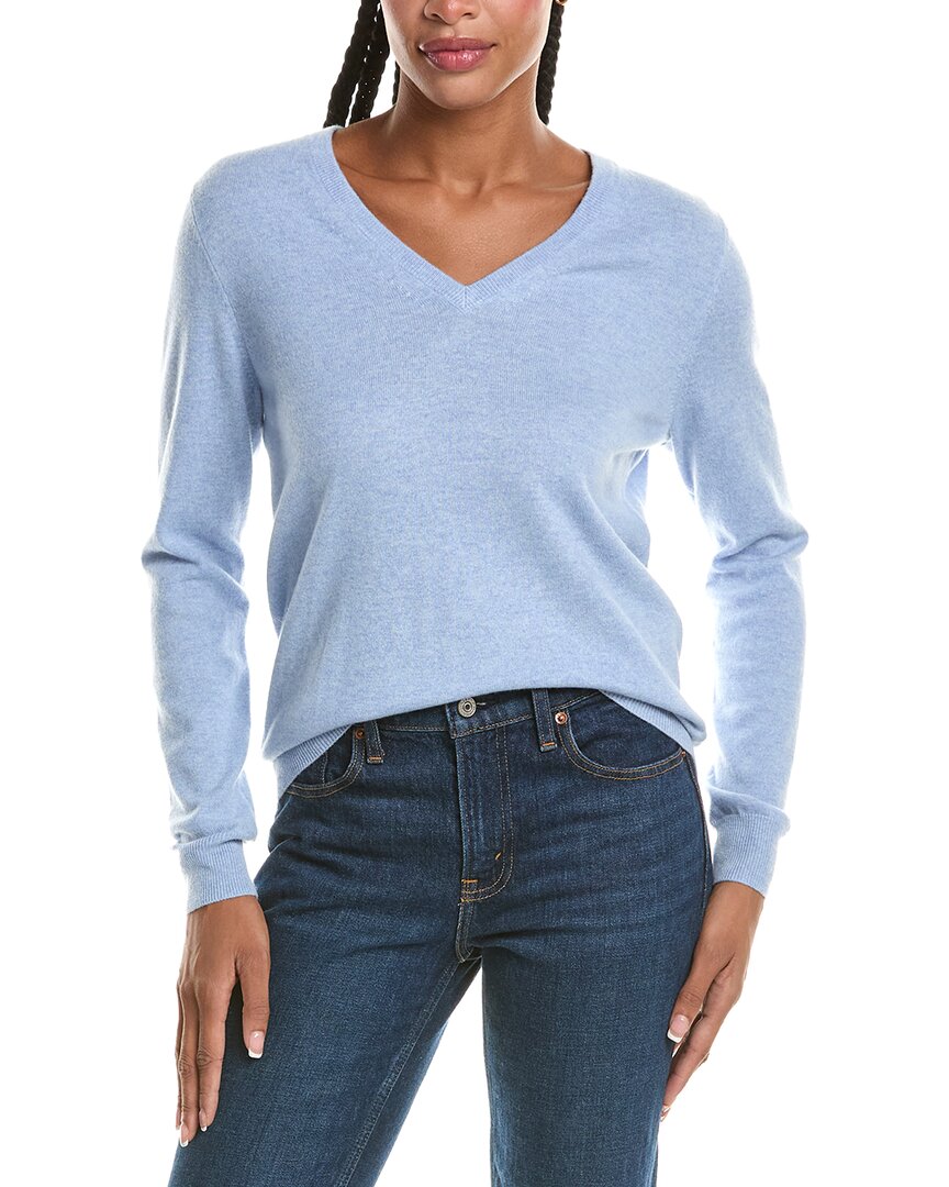 N.PEAL N.Peal Phoebe V-Neck 100% Cashmere Sweater