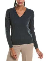N.PEAL N.Peal Phoebe V-Neck 100% Cashmere Sweater