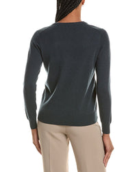 N.PEAL N.Peal Phoebe V-Neck 100% Cashmere Sweater