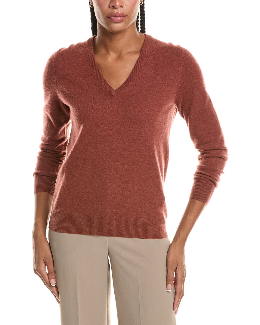 N.PEAL N.Peal Phoebe V-Neck 100% Cashmere Sweater
