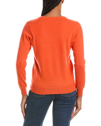N.PEAL N.Peal Phoebe V-Neck 100% Cashmere Sweater