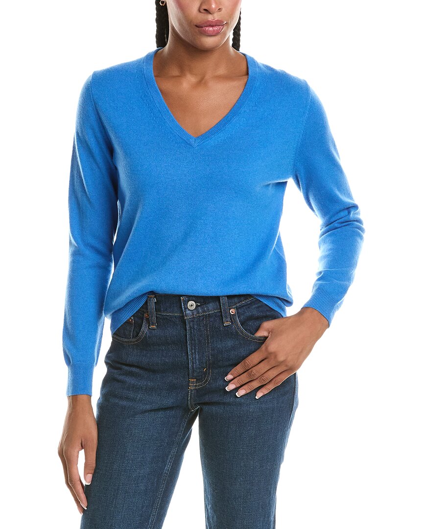 N.PEAL N.Peal Phoebe V-Neck 100% Cashmere Sweater