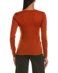 N.PEAL N.Peal Imogen V-Neck 100% Cashmere Sweater