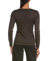 N.PEAL N.Peal Imogen V-Neck Cashmere-Blend Sweater