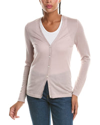 N.PEAL N.Peal Mia V-Neck 100% Cashmere Cardigan
