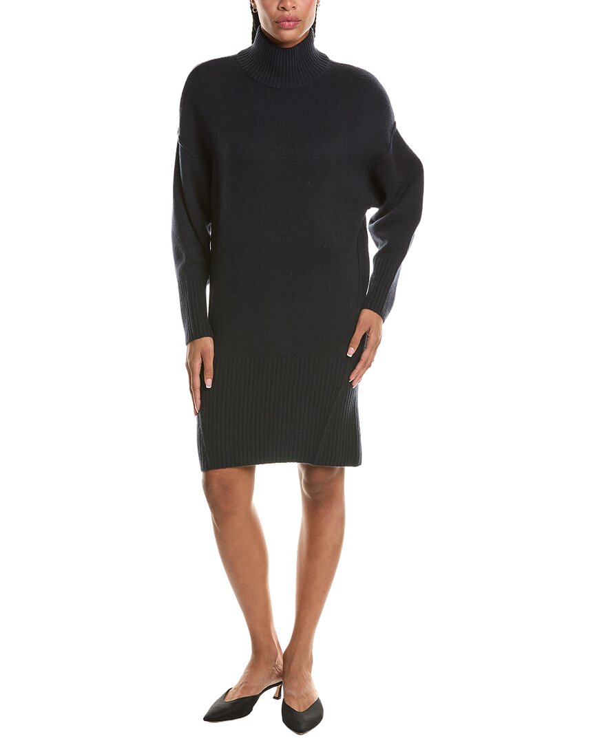N.PEAL N.Peal Mock Neck 100% Cashmere Sweater Dress