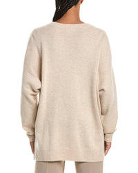 N.PEAL N.Peal Oversized V-Neck 100% Cashmere Sweater