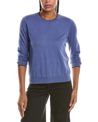 N.Peal Cashmere-Blend Round Neck Sweater