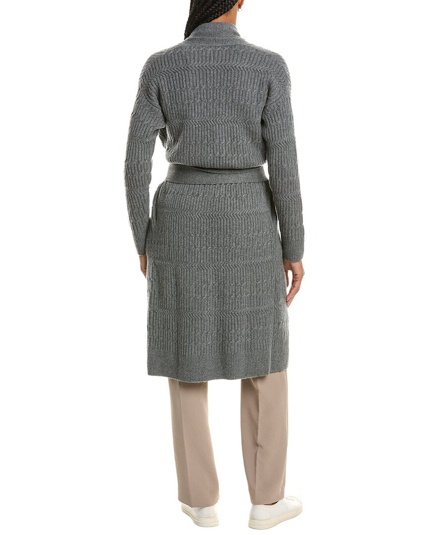 N.Peal 100% Cashmere Longline Cardigan