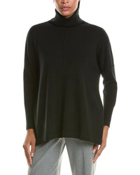N.Peal Oversize Turtleneck 100% Cashmere Sweater