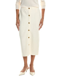 N.PEAL N.Peal 100% Cashmere Midi Skirt