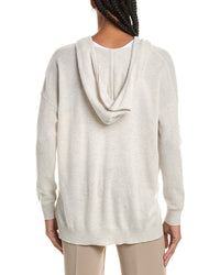 N.Peal Maya Metal Trim 100% Cashmere Hoodie