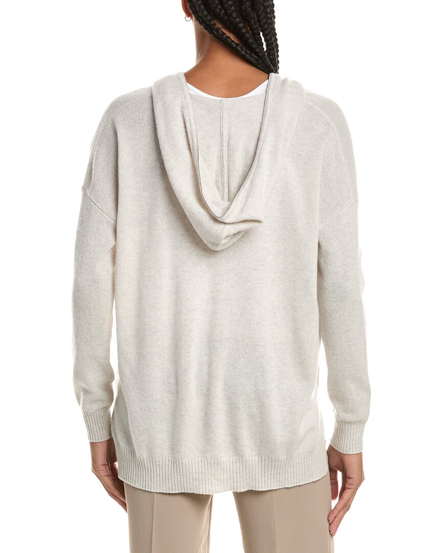 N.Peal Maya Metal Trim 100% Cashmere Hoodie