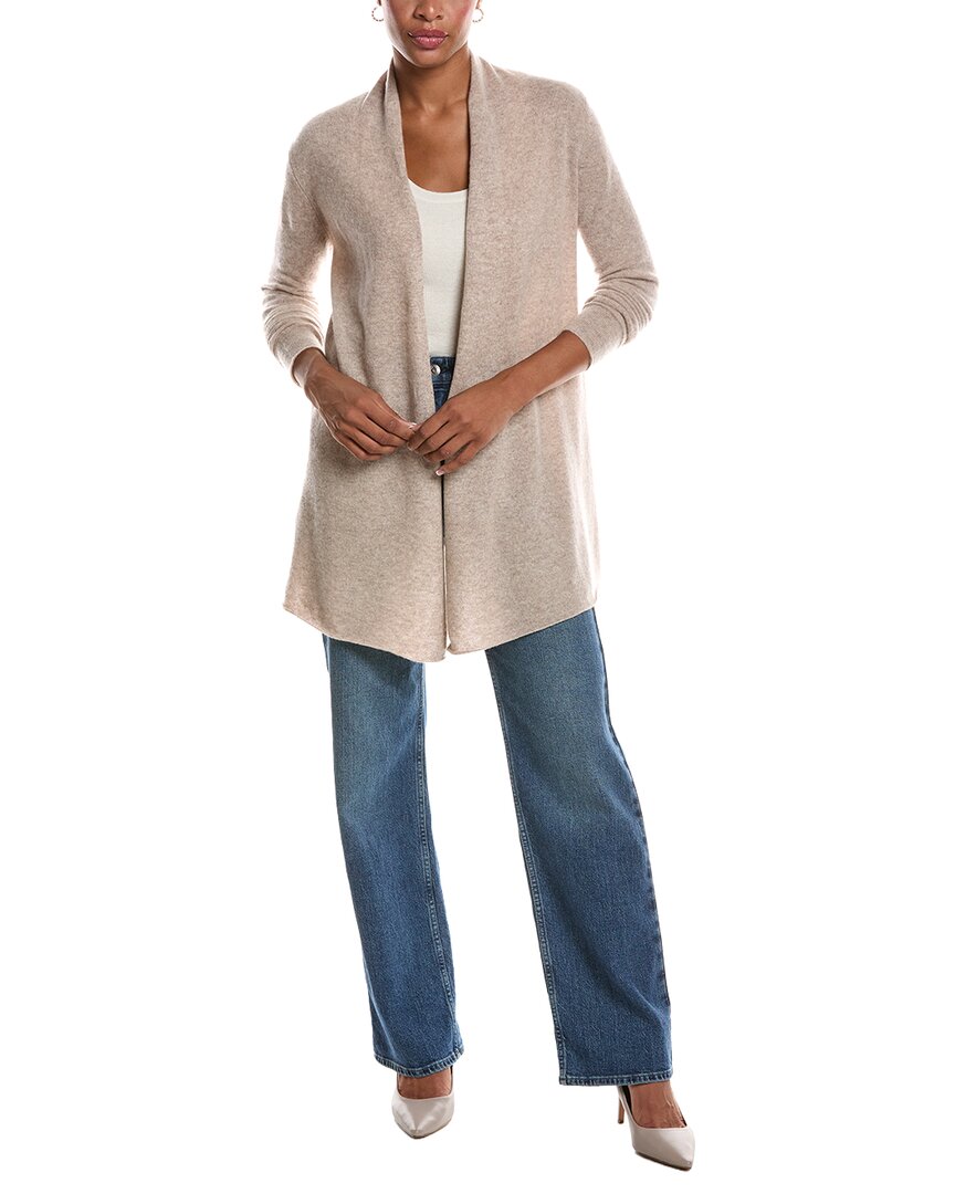 InCashmere Incashmere Open Front Cashmere Cardigan