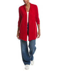 InCashmere Incashmere Open Front Cashmere Cardigan
