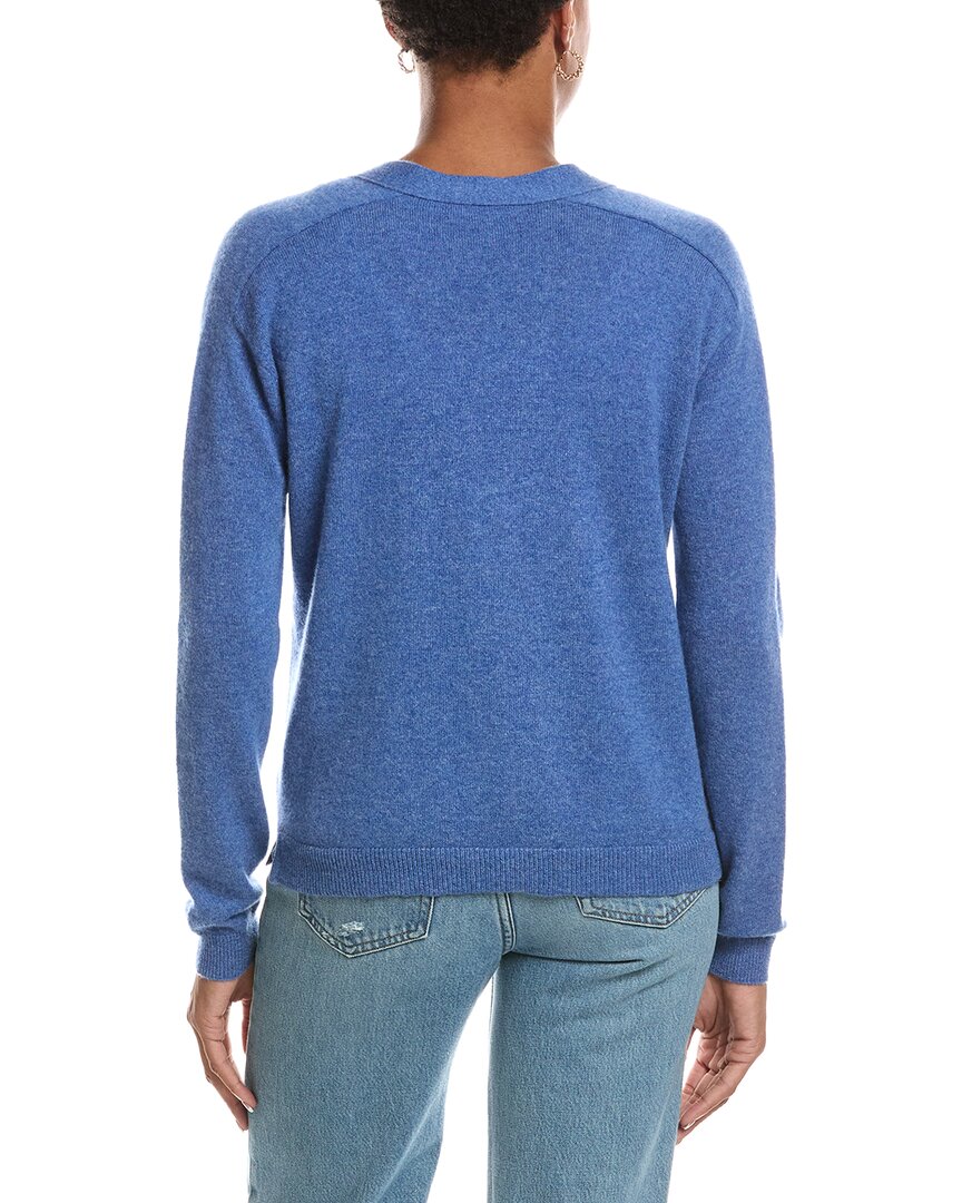 InCashmere Incashmere Button Front Patch Pocket Cashmere Cardigan