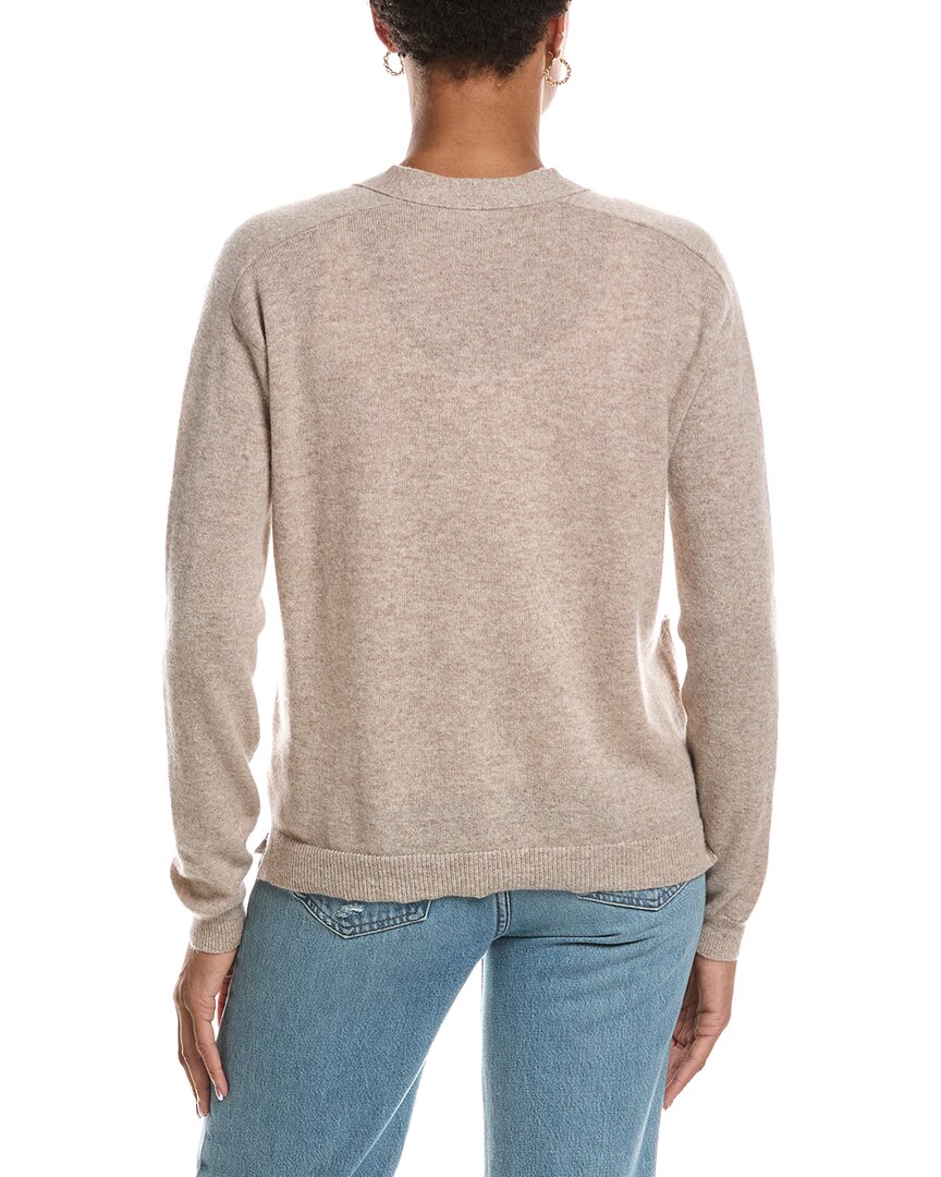 InCashmere Incashmere Button Front Patch Pocket Cashmere Cardigan
