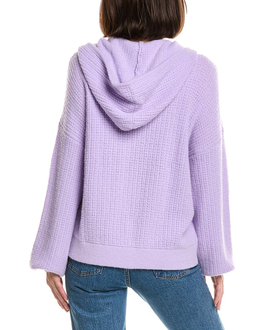 LABIZ Labiz Lalamia Zip Knit Wool & Alpaca-Blend Hoodie Jacket