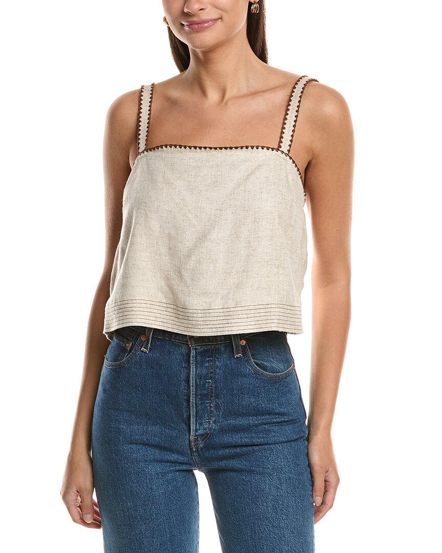 Ramy Brook Sasha Linen-Blend Top