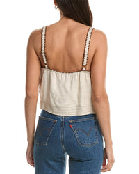 Ramy Brook Sasha Linen-Blend Top
