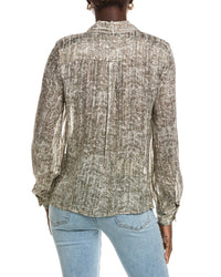 Ramy Brook Pauline Printed Silk-Blend Blouse