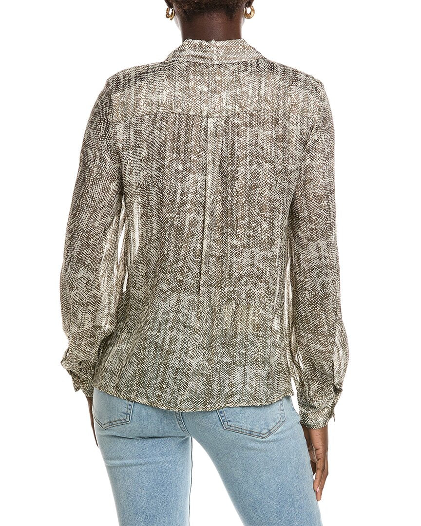 Ramy Brook Pauline Printed Silk-Blend Blouse
