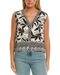 Velvet By Graham & Spencer Lindsay Sleeveless Woven Top