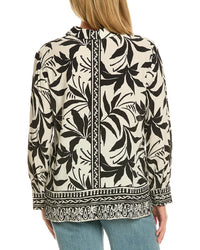 Velvet By Graham & Spencer Sienna Long Sleeve Woven Top