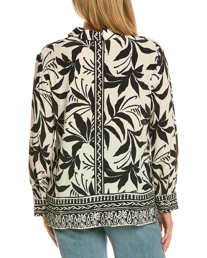 Velvet By Graham & Spencer Sienna Long Sleeve Woven Top