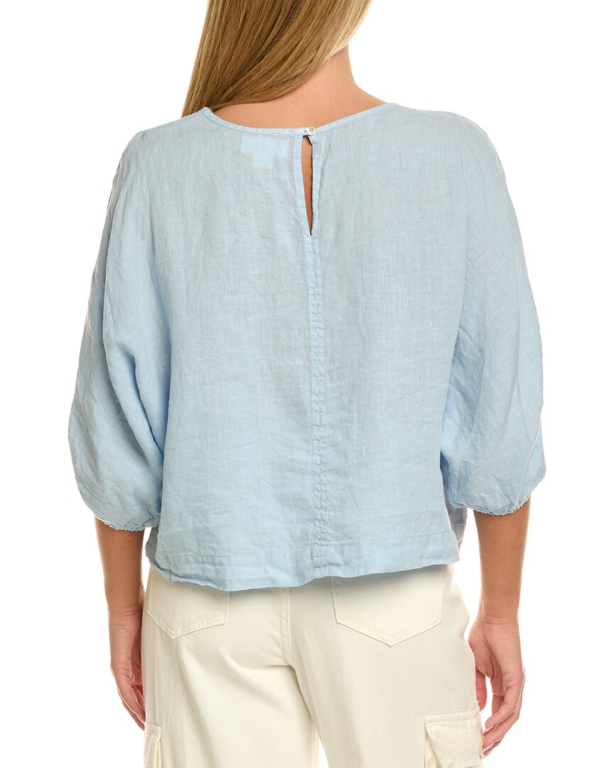 Velvet By Graham & Spencer Cass Woven Linen Top