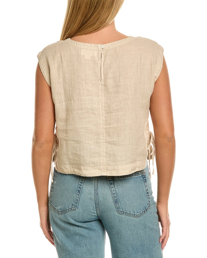 Velvet By Graham & Spencer Tavia Sleeveless Woven Linen Top