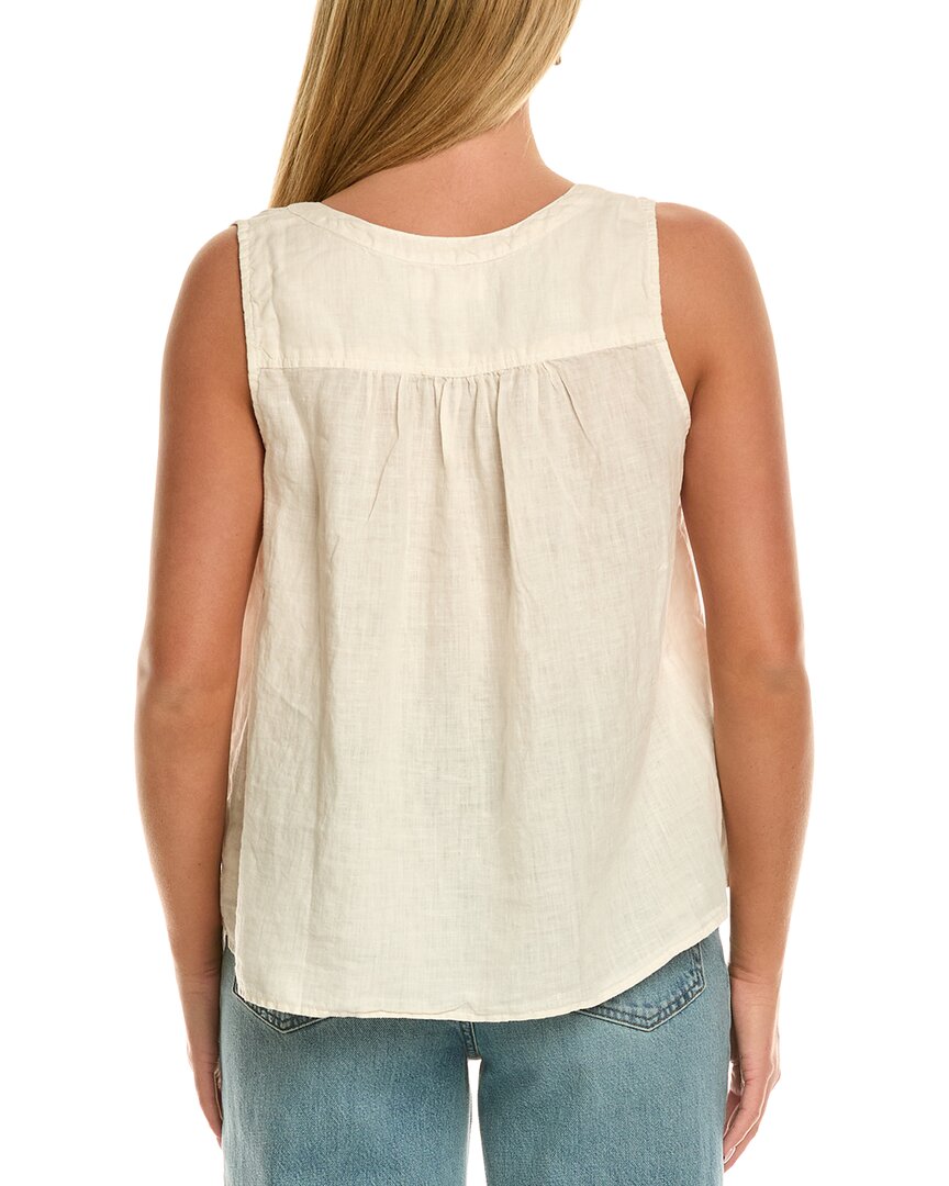 Velvet By Graham & Spencer Tacy Linen Top