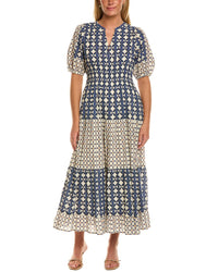 Velvet By Graham & Spencer Joey Short Sleeve Midi Dress