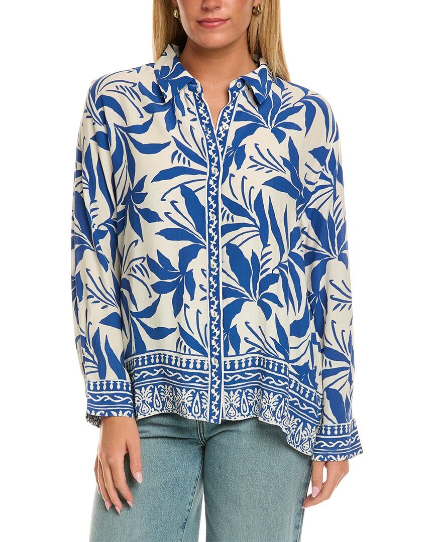 Velvet By Graham & Spencer Sienna Long Sleeve Woven Top