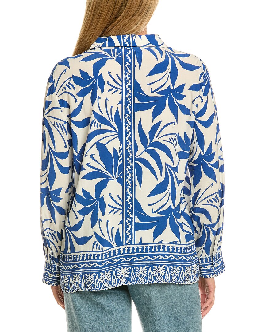 Velvet By Graham & Spencer Sienna Long Sleeve Woven Top