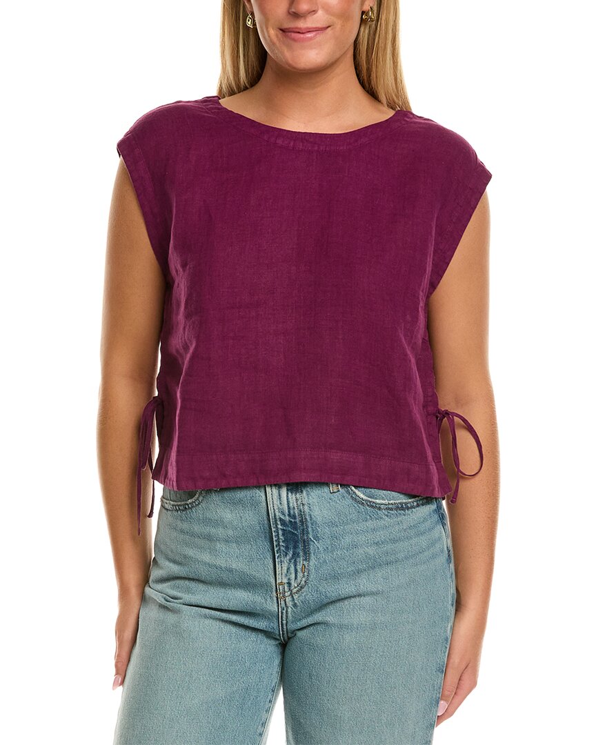 Velvet By Graham & Spencer Tavia Sleeveless Woven Linen Top
