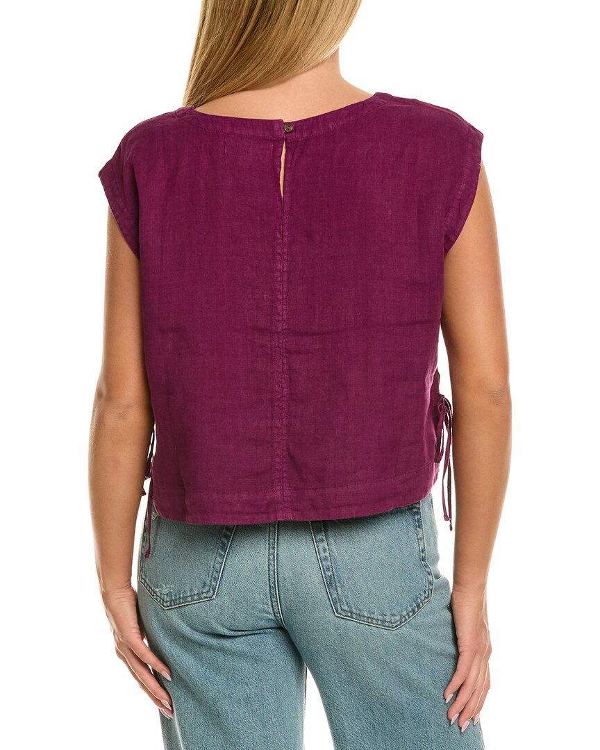 Velvet By Graham & Spencer Tavia Sleeveless Woven Linen Top