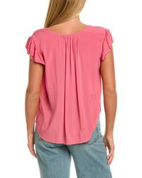 Velvet By Graham & Spencer Malta Short Sleeve Knit Top