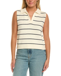 Velvet By Graham & Spencer Nayla Sleeveless Cashmere-Blend Sweater