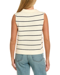 Velvet By Graham & Spencer Nayla Sleeveless Cashmere-Blend Sweater