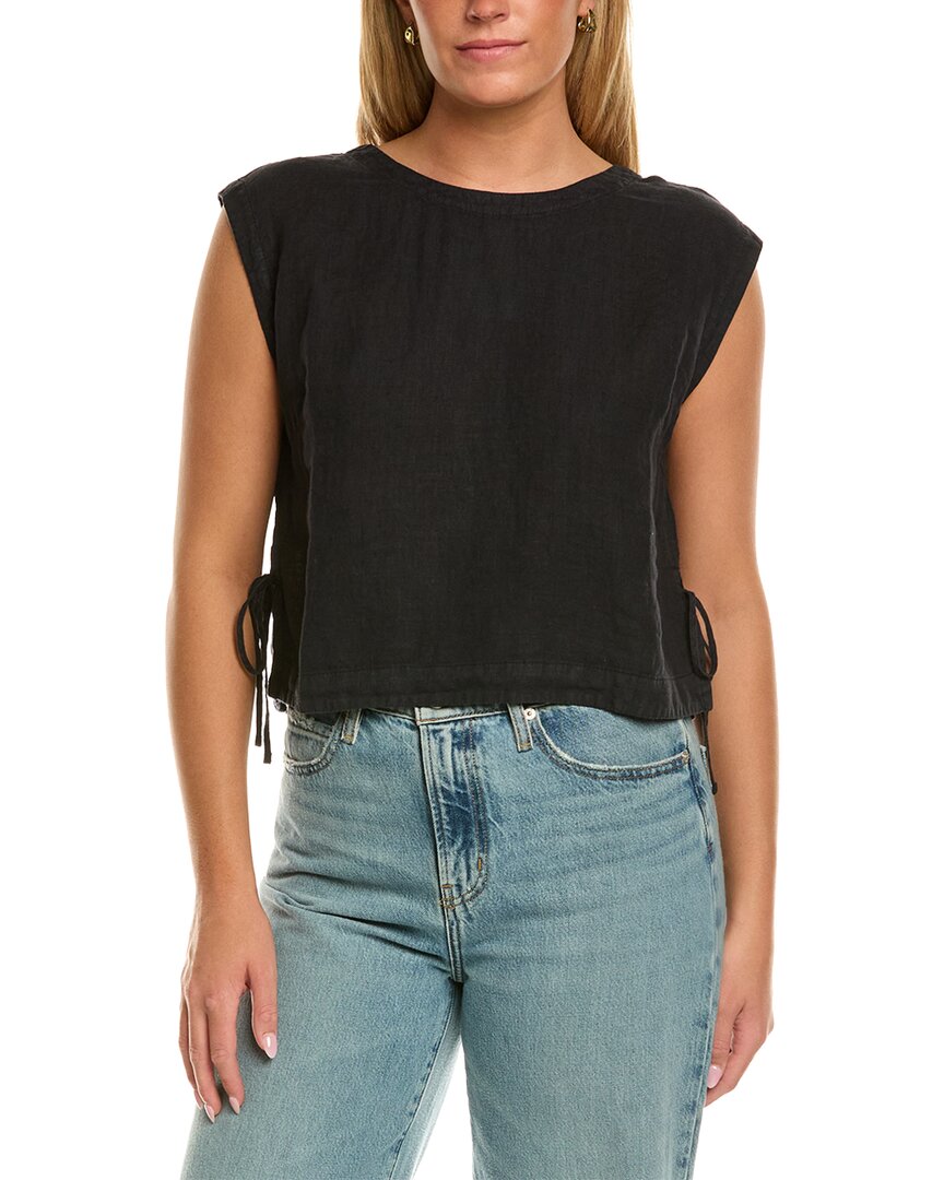 Velvet By Graham & Spencer Tavia Sleeveless Woven Linen Top