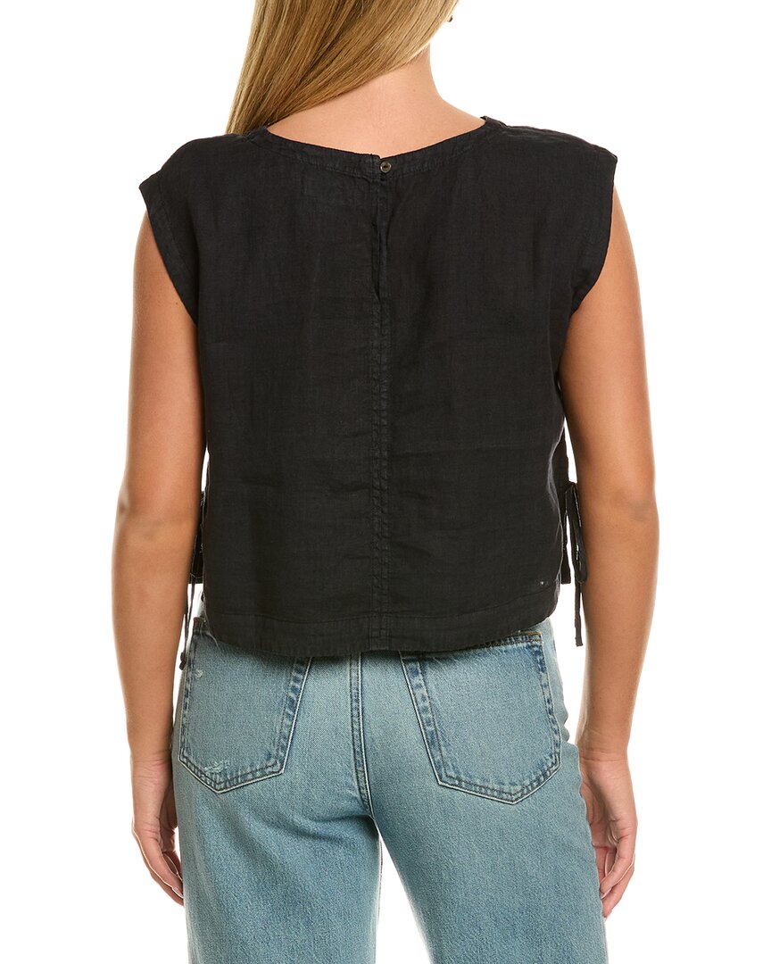 Velvet By Graham & Spencer Tavia Sleeveless Woven Linen Top