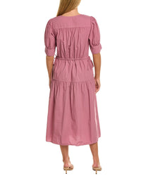 Velvet By Graham & Spencer Lianna Short Sleeve Midi Dress